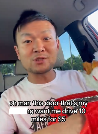 TikTok Is Not Happy With Driver Who Ate Customers Food Order