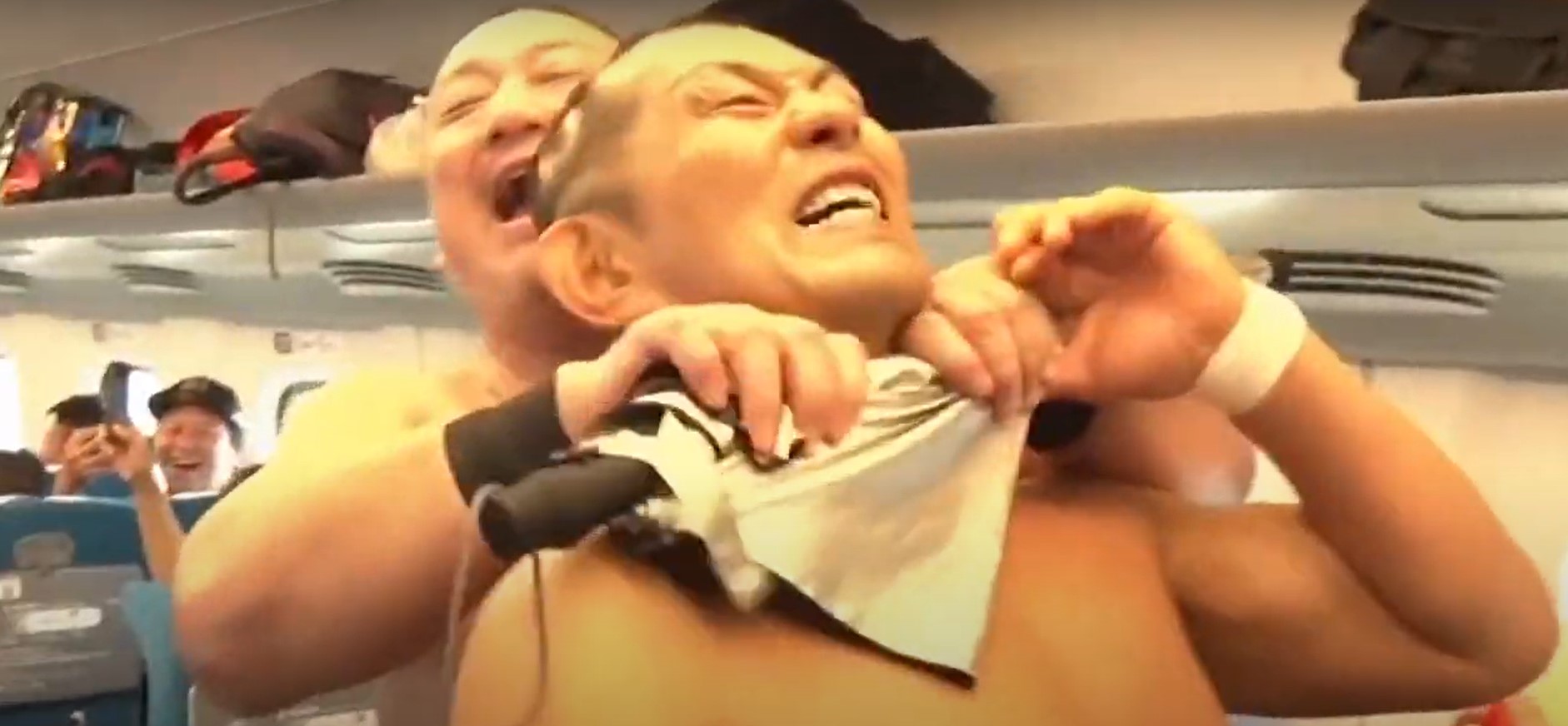 These Wrestlers Chose A Bullet Train In Japan As Their ‘Ring,’ The Passengers Are Loving It