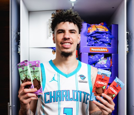 Making History: MrBeast’s Chocolate Brand Feastables Is Now The Official Jersey Sponsor Of The Charlotte Hornets