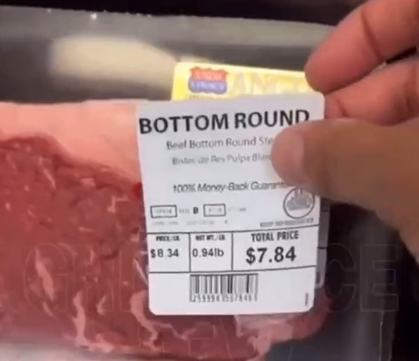 Man Switches Price Tag Stickers So He Can Buy The More Expensive Steak For Less