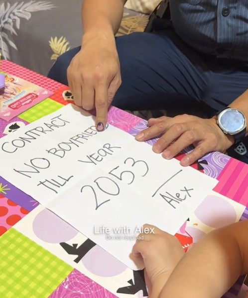 Police Dad Makes Daughter Sign ‘Contract’ That Says, ‘No Boyfriend Until 2053’