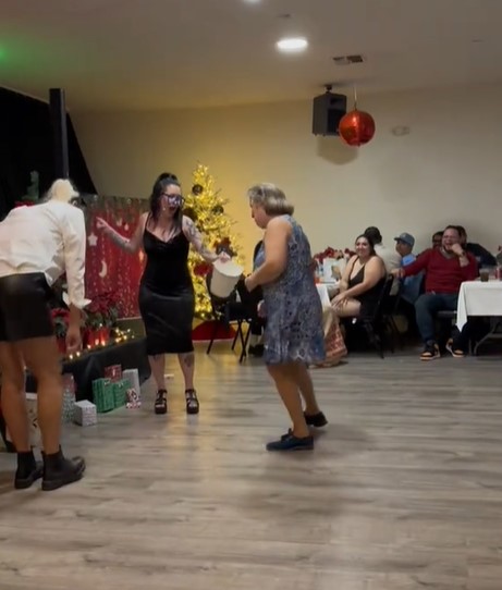 WATCH: Woman’s Unexpected Hilarious Antics At Their Office Christmas Party Trend On TikTok
